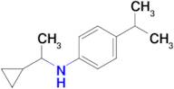 n-(1-Cyclopropylethyl)-4-isopropylaniline