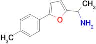 1-(5-(P-tolyl)furan-2-yl)ethan-1-amine