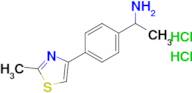 1-(4-(2-Methylthiazol-4-yl)phenyl)ethan-1-amine dihydrochloride