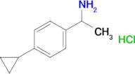 1-(4-Cyclopropylphenyl)ethan-1-amine hydrochloride