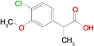 2-(4-Chloro-3-methoxyphenyl)propanoic acid