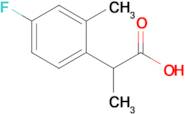 2-(4-Fluoro-2-methylphenyl)propanoic acid