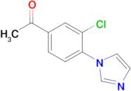1-(3-Chloro-4-(1h-imidazol-1-yl)phenyl)ethan-1-one