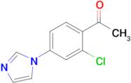 1-(2-Chloro-4-(1h-imidazol-1-yl)phenyl)ethan-1-one
