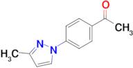 1-(4-(3-Methyl-1h-pyrazol-1-yl)phenyl)ethan-1-one