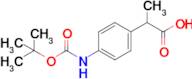 2-(4-((Tert-butoxycarbonyl)amino)phenyl)propanoic acid