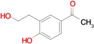 1-(4-Hydroxy-3-(2-hydroxyethyl)phenyl)ethan-1-one