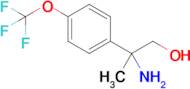 2-Amino-2-(4-(trifluoromethoxy)phenyl)propan-1-ol