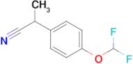 2-(4-(Difluoromethoxy)phenyl)propanenitrile