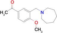 1-(3-(Azepan-1-ylmethyl)-4-methoxyphenyl)ethan-1-one