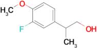 2-(3-Fluoro-4-methoxyphenyl)propan-1-ol