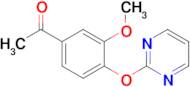 1-(3-Methoxy-4-(pyrimidin-2-yloxy)phenyl)ethan-1-one