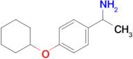 1-(4-(Cyclohexyloxy)phenyl)ethan-1-amine