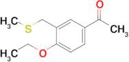 1-(4-Ethoxy-3-((methylthio)methyl)phenyl)ethan-1-one