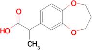 2-(3,4-Dihydro-2h-benzo[b][1,4]dioxepin-7-yl)propanoic acid