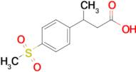 3-(4-(Methylsulfonyl)phenyl)butanoic acid