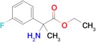 Ethyl 2-amino-2-(3-fluorophenyl)propanoate