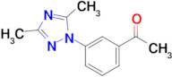 1-(3-(3,5-Dimethyl-1h-1,2,4-triazol-1-yl)phenyl)ethan-1-one