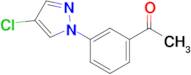1-(3-(4-Chloro-1h-pyrazol-1-yl)phenyl)ethan-1-one