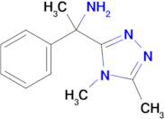 1-(4,5-Dimethyl-4h-1,2,4-triazol-3-yl)-1-phenylethan-1-amine