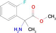 Methyl 2-amino-2-(2-fluorophenyl)propanoate