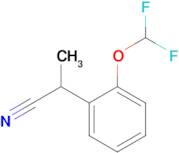 2-(2-(Difluoromethoxy)phenyl)propanenitrile