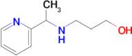 3-((1-(Pyridin-2-yl)ethyl)amino)propan-1-ol