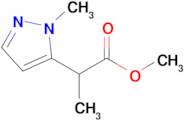 Methyl 2-(1-methyl-1h-pyrazol-5-yl)propanoate