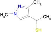 1-(1,3-Dimethyl-1h-pyrazol-4-yl)ethane-1-thiol