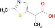 2-(2-Methylthiazol-5-yl)propanoic acid