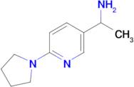 1-(6-(Pyrrolidin-1-yl)pyridin-3-yl)ethan-1-amine