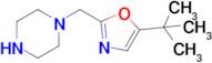 5-(Tert-butyl)-2-(piperazin-1-ylmethyl)oxazole