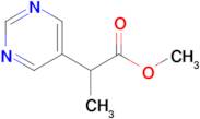 Methyl 2-(pyrimidin-5-yl)propanoate