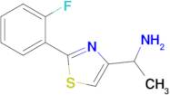 1-(2-(2-Fluorophenyl)thiazol-4-yl)ethan-1-amine