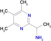 1-(4,5,6-Trimethylpyrimidin-2-yl)ethan-1-amine