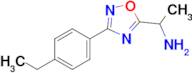 1-(3-(4-Ethylphenyl)-1,2,4-oxadiazol-5-yl)ethan-1-amine