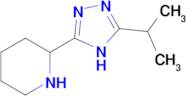 2-[5-(propan-2-yl)-4H-1,2,4-triazol-3-yl]piperidine