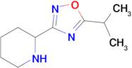 5-Isopropyl-3-(piperidin-2-yl)-1,2,4-oxadiazole
