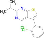 4-Chloro-5-(2-chlorophenyl)-2-isopropylthieno[2,3-d]pyrimidine