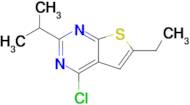 4-Chloro-6-ethyl-2-isopropylthieno[2,3-d]pyrimidine