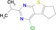 4-Chloro-2-isopropyl-6,7-dihydro-5h-cyclopenta[4,5]thieno[2,3-d]pyrimidine