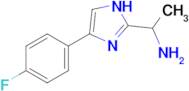 1-[4-(4-fluorophenyl)-1H-imidazol-2-yl]ethan-1-amine