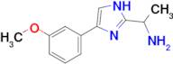 1-[4-(3-methoxyphenyl)-1H-imidazol-2-yl]ethan-1-amine