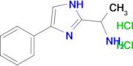 1-(4-phenyl-1H-imidazol-2-yl)ethan-1-amine dihydrochloride