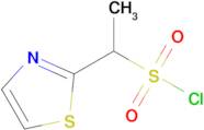 1-(Thiazol-2-yl)ethane-1-sulfonyl chloride