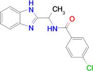 n-(1-(1h-Benzo[d]imidazol-2-yl)ethyl)-4-chlorobenzamide