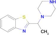 2-(1-(Piperazin-1-yl)ethyl)benzo[d]thiazole