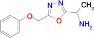 1-(5-(Phenoxymethyl)-1,3,4-oxadiazol-2-yl)ethan-1-amine