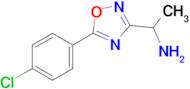 1-(5-(4-Chlorophenyl)-1,2,4-oxadiazol-3-yl)ethan-1-amine
