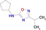 n-Cyclopentyl-3-isopropyl-1,2,4-oxadiazol-5-amine